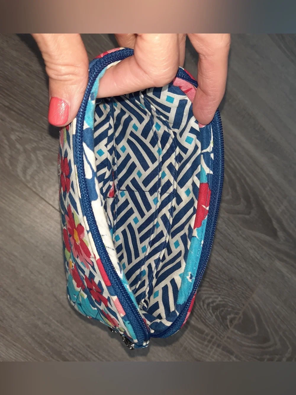Vera Bradley Floral Quilted Wristlet Wallet